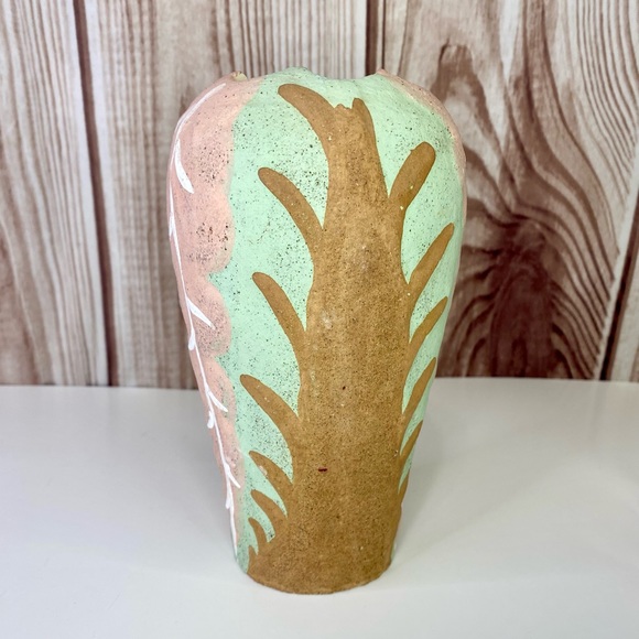 Handmade in Mexico Clay Vase - Picture 2 of 6